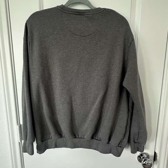 Columbia Gray Sweater bears pine tree and plaid graphic - Picture 5 of 5